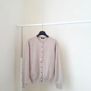 Malo Cashmere Beige Cardigan XS, S